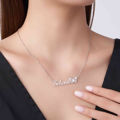 butterfly necklace