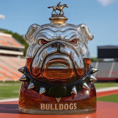 University of Georgia Bulldogs Whisky Bottle