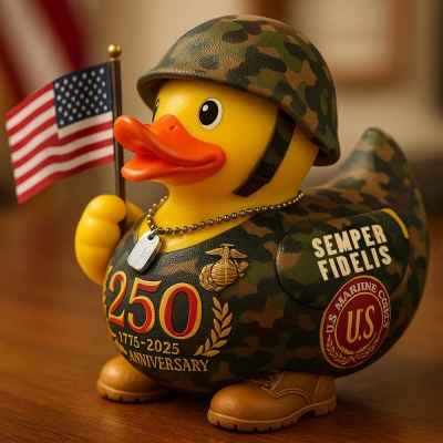 Marine Corps 250th Anniversary Commemorative Rubber Duck Collection