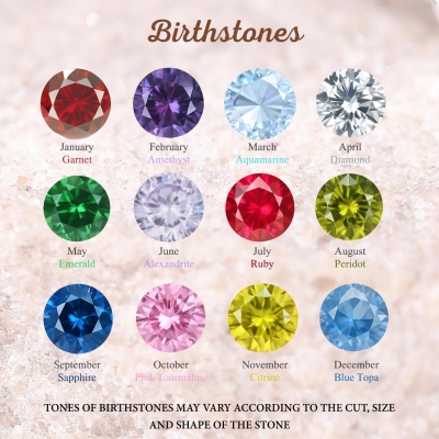 Anpassat namn- och årshalsband med examensmössa och födelsesten, examenssmycken i sterlingsilver 925, examenspresent till akademiker/familj/vänner