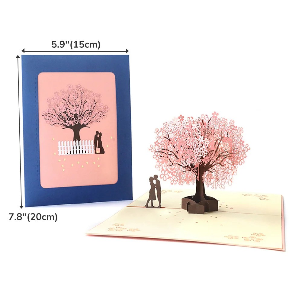 Carte Pop Up Fleur de Cerisier 3D