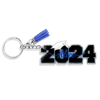 Personalized Tassel Keychain Graduation Gift 2021 & Other Years
