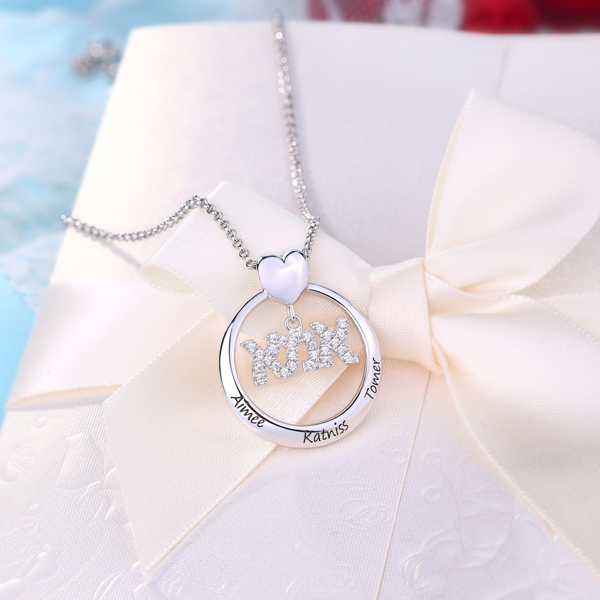 Getname Necklace Getname Necklace Womens Personalized Sterling Silver Hebrew Names Necklace Pendant for Mom 