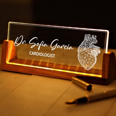 Personalized Name Surgeon 3D Lamp, Unique Gifts for Doctors, Surgeon Surgery Gift, Customized LED Night Light, Birthday/Anniversary Gift for Doctors