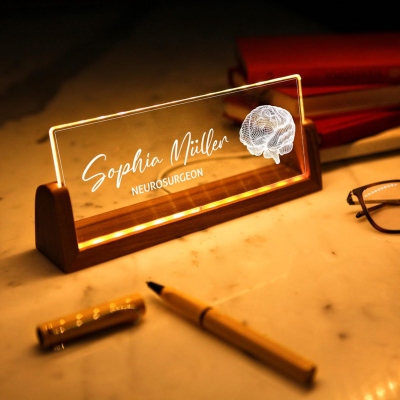 Personalized Name Surgeon 3D Lamp, Unique Gifts for Doctors, Surgeon Surgery Gift, Customized LED Night Light, Birthday/Anniversary Gift for Doctors