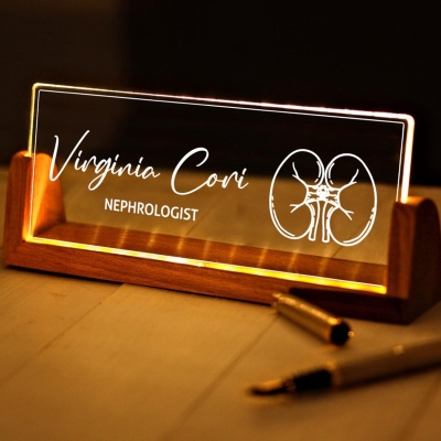 Personalized Name Surgeon 3D Lamp, Unique Gifts for Doctors, Surgeon Surgery Gift, Customized LED Night Light, Birthday/Anniversary Gift for Doctors