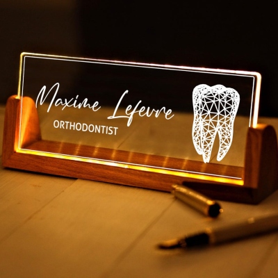 Personalized Name Surgeon 3D Lamp, Unique Gifts for Doctors, Surgeon Surgery Gift, Customized LED Night Light, Birthday/Anniversary Gift for Doctors