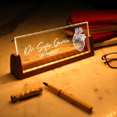 Personalized Name Surgeon 3D Lamp, Unique Gifts for Doctors, Surgeon Surgery Gift, Customized LED Night Light, Birthday/Anniversary Gift for Doctors