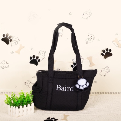 Custom Name Pet Carrier Bag, Soft and Breathable Carrying Tote Bag for Small Dogs and Puppies, Outdoor Bag, Gift for Dog/Cat Mom/Pet Lovers/Owners