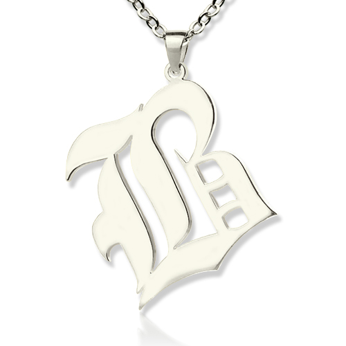Sterling Silver Letter A Charm