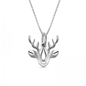 Personalized Origami Style Animal Necklace Sterling Silver