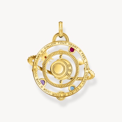 Kosmisk planetarisk talismanhalsband, astrologihänge i sterlingsilver 925, kosmiska energismycken för kvinnor, födelsedagspresent till henne/astrologiälskare