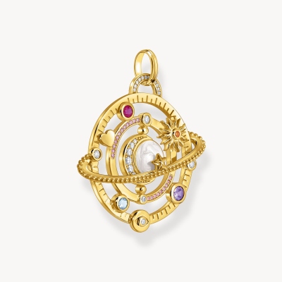 Kosmisk planetarisk talismanhalsband, astrologihänge i sterlingsilver 925, kosmiska energismycken för kvinnor, födelsedagspresent till henne/astrologiälskare