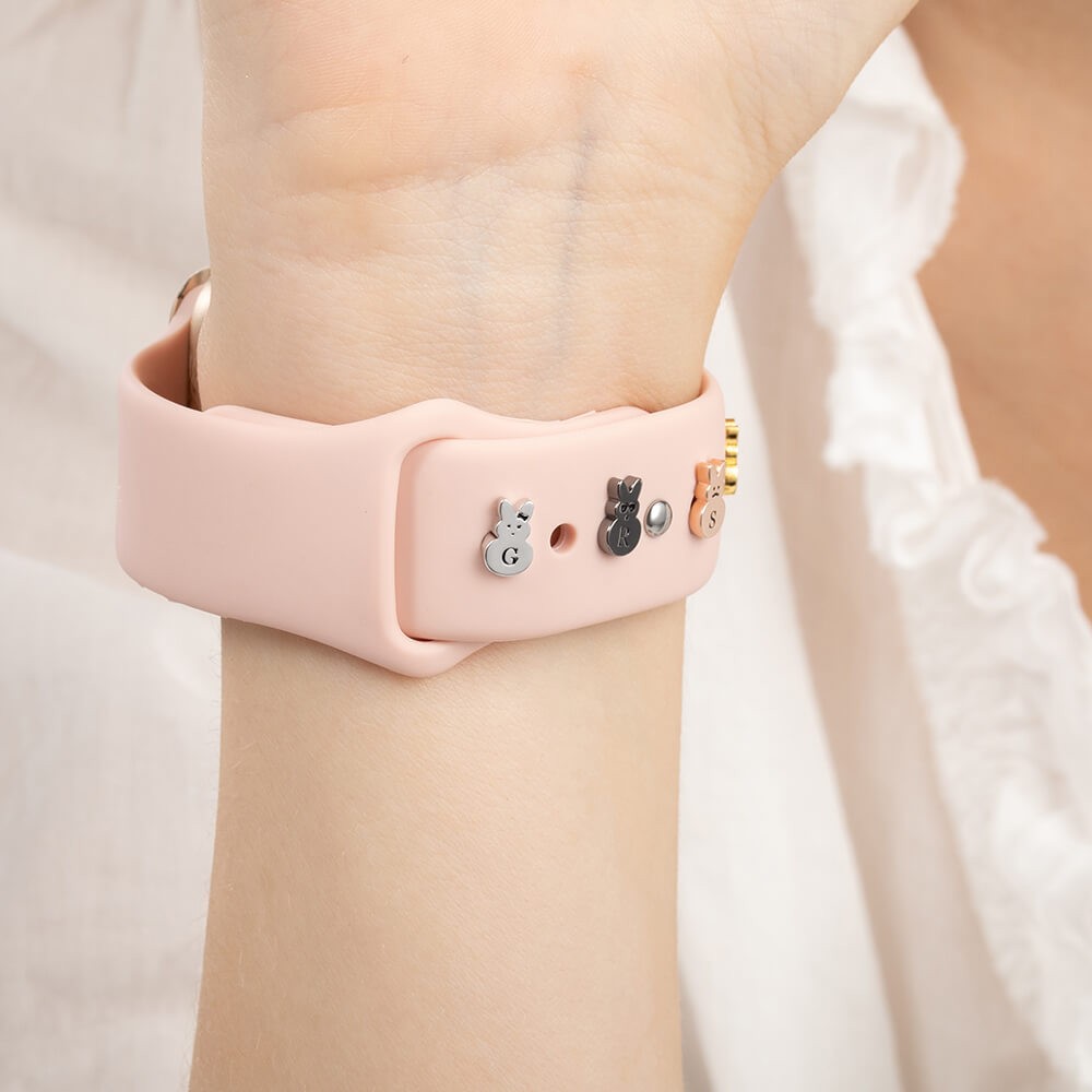 Personalized Easter Bunny Apple Watch Band Decoration