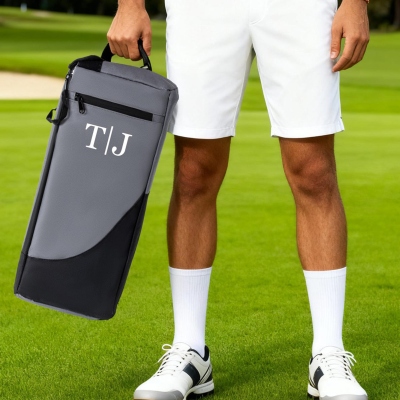Personalized Name Golf Cooler Bag, Insulated 6-Can Beer Sleeve, Golf Accessory, Birthday/Father's Day/Wedding Gift for Groomsmen/Golf Lovers/Players