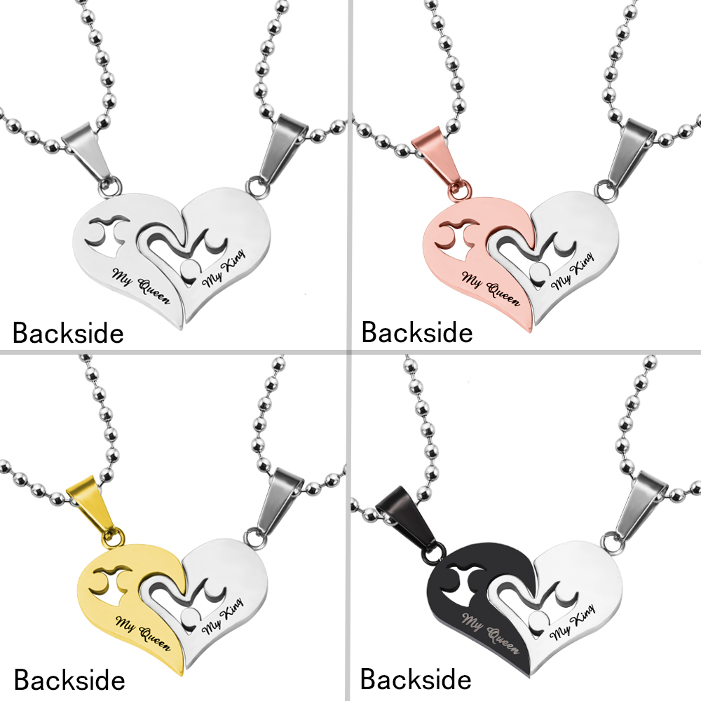  breakable heart necklace for couples	