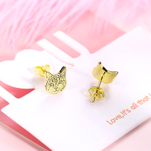 pet stud earrings