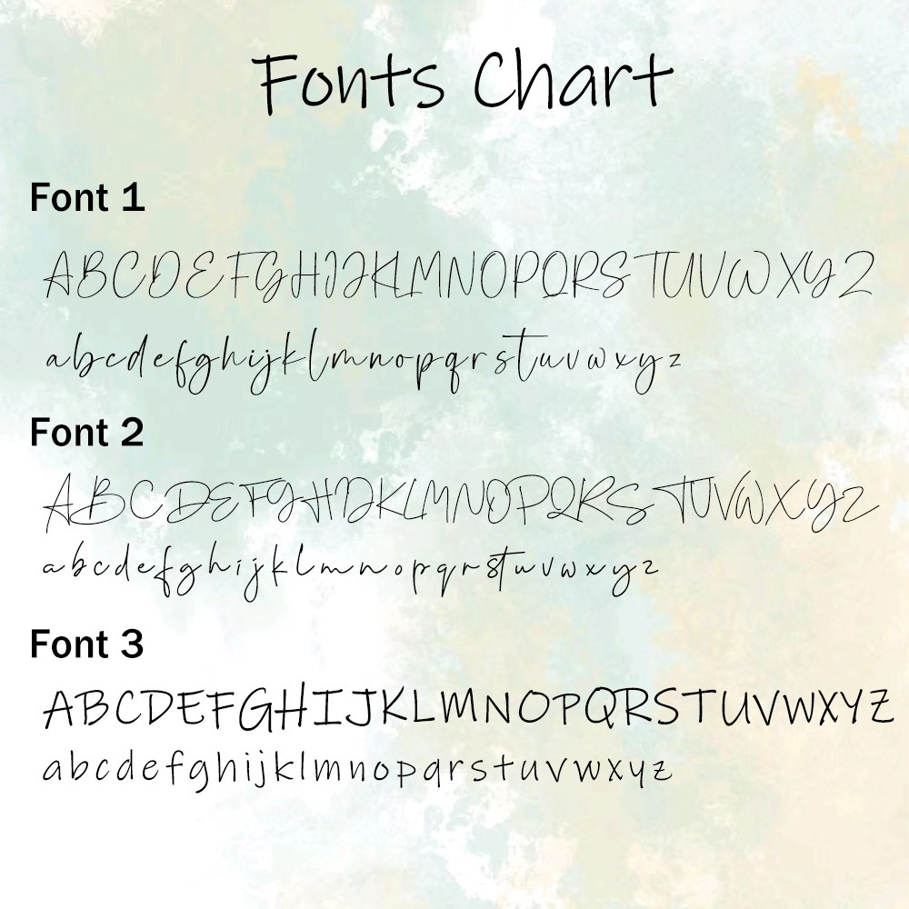 name font