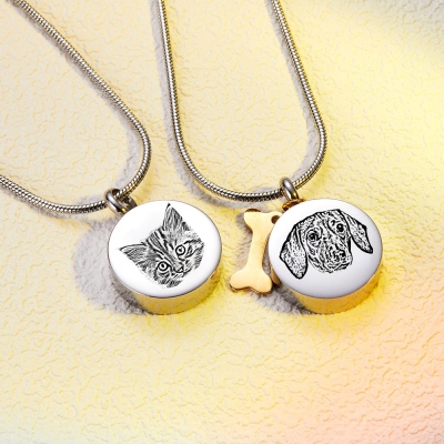Dog/Cat Ashes Cremation Jewelry