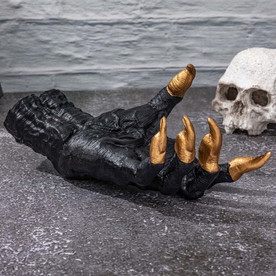 witch's demon hand wall hanging statues