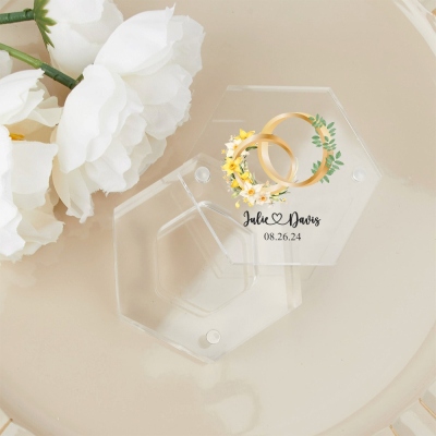 Personalized Acrylic Ring Box