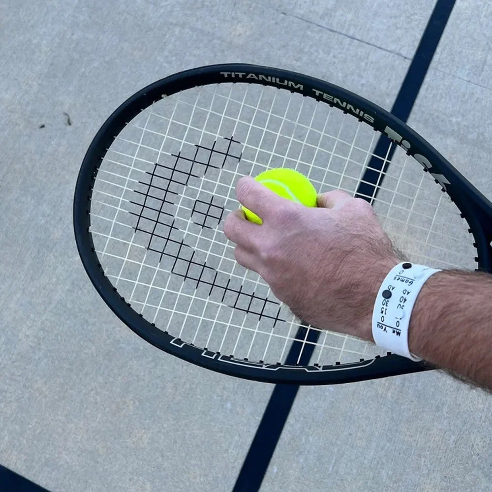Personalized Tennis Point Band, Gift for Tennis Player, Tennis Accessory