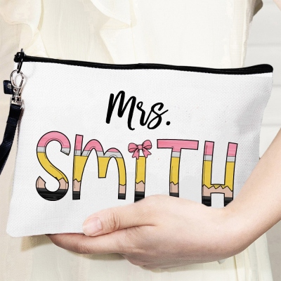 personalized cosmetic bag