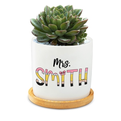 teacher appreciation flower pot