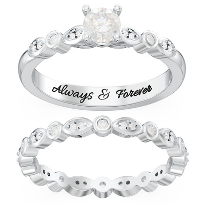 Solitaire Gemstone Bridal Sets