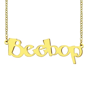 Create Your Own Name Necklace 18K Gold Plated