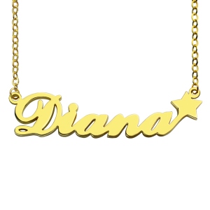 Delicate Choice of a Gift- Customize Your Own Name Necklace "Carrie"