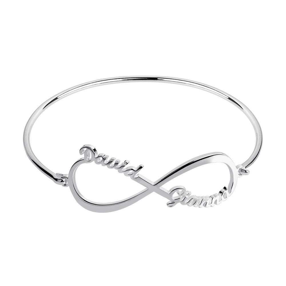 Personalised Engraved Name 6 Disc Charm Bracelet Silver Plated Engraved Free UK