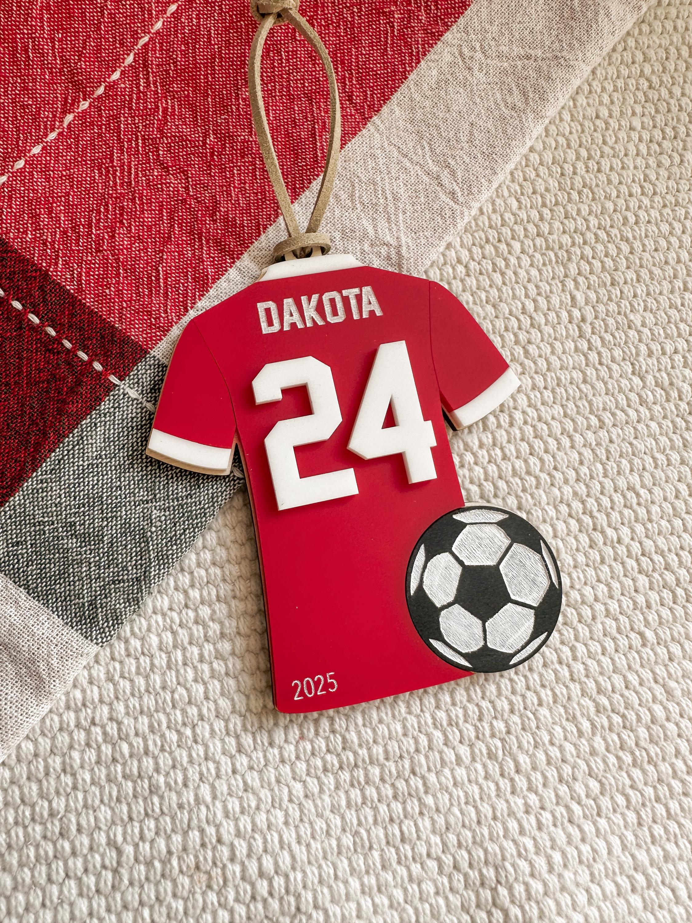 Personalized Soccer Ornament | Custom Soccer Christmas Ornament | Soccer ball ornament | Personalized Soccer Keepsake | Personalized Fútbol