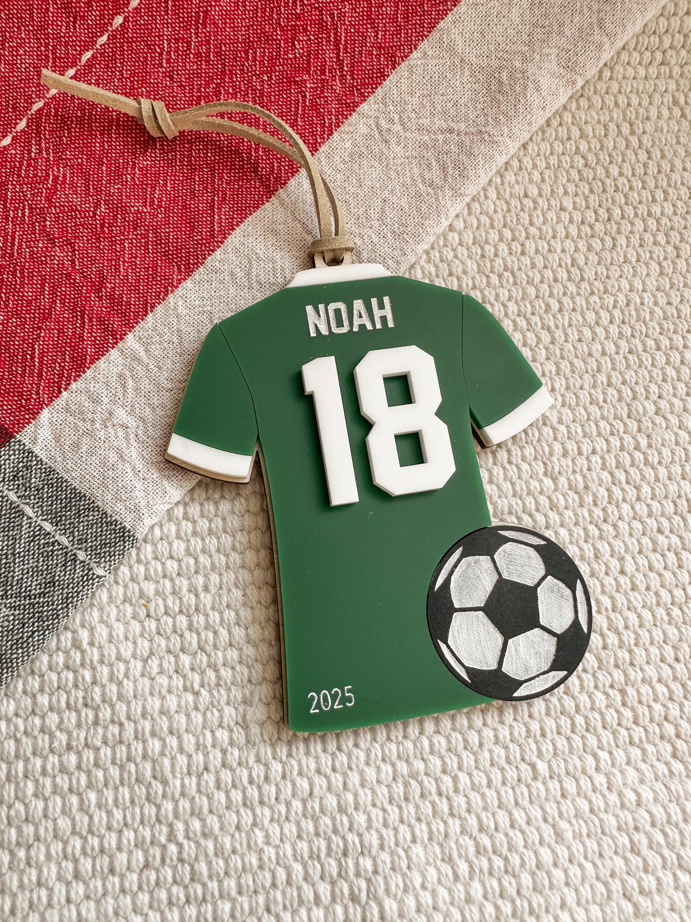 Personalized Soccer Ornament | Custom Soccer Christmas Ornament | Soccer ball ornament | Personalized Soccer Keepsake | Personalized Fútbol