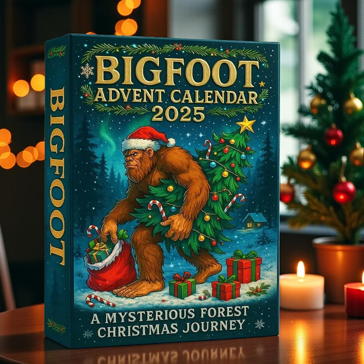 Bigfoot Adventure Advent Calendar 2025: 24 Uniquely 3D Bigfoot Christmas Ornaments