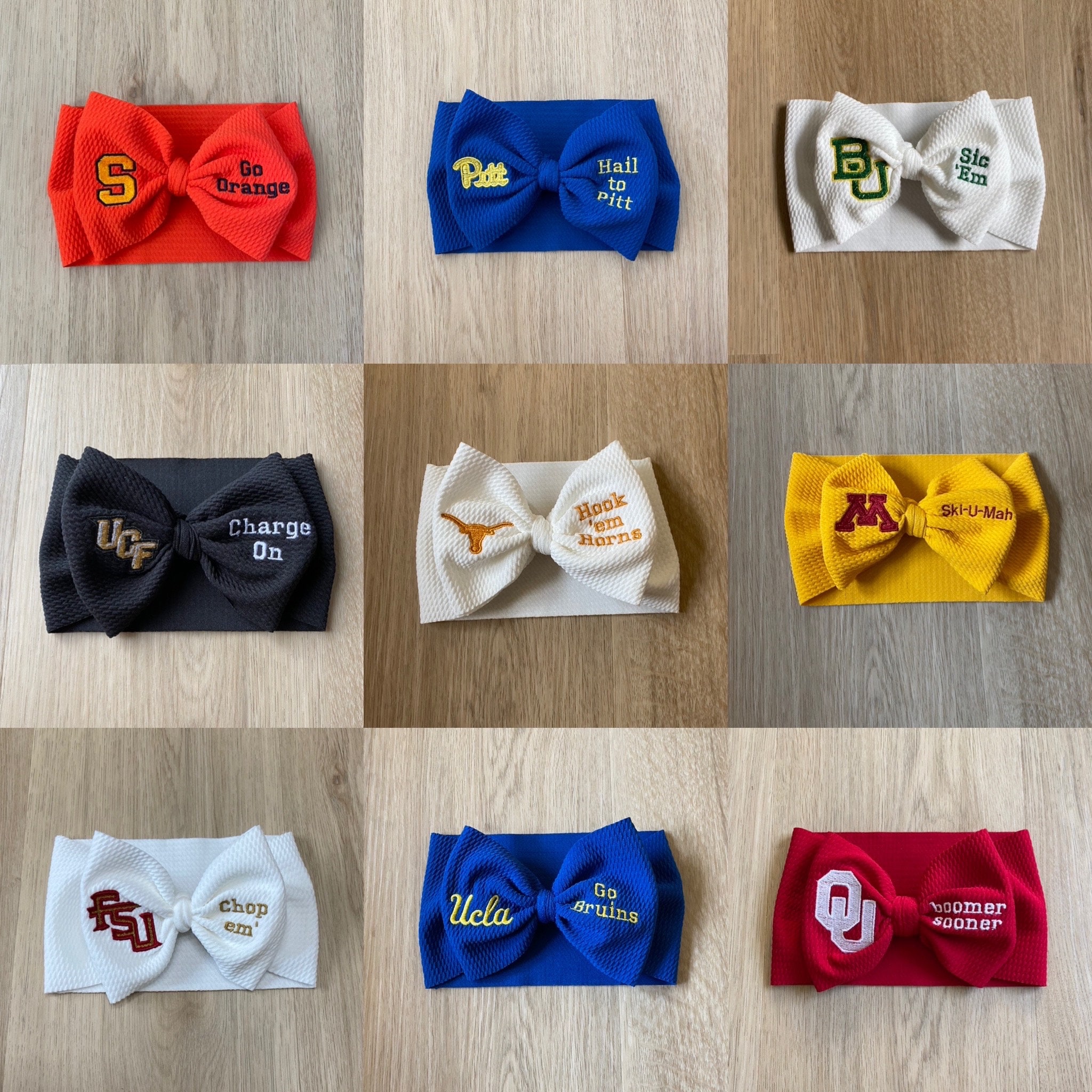 Game Day Baby Headwrap Bow