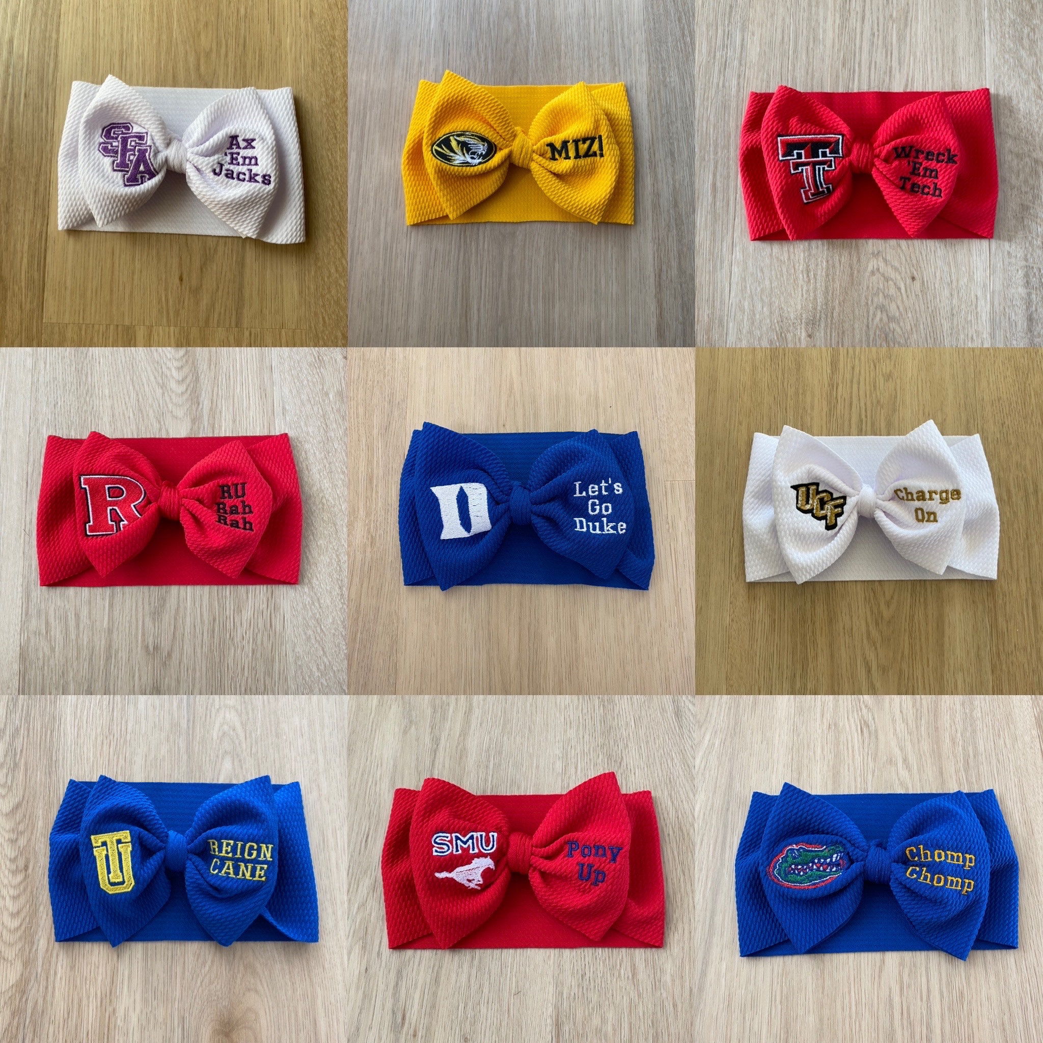 Game Day Baby Headwrap Bow