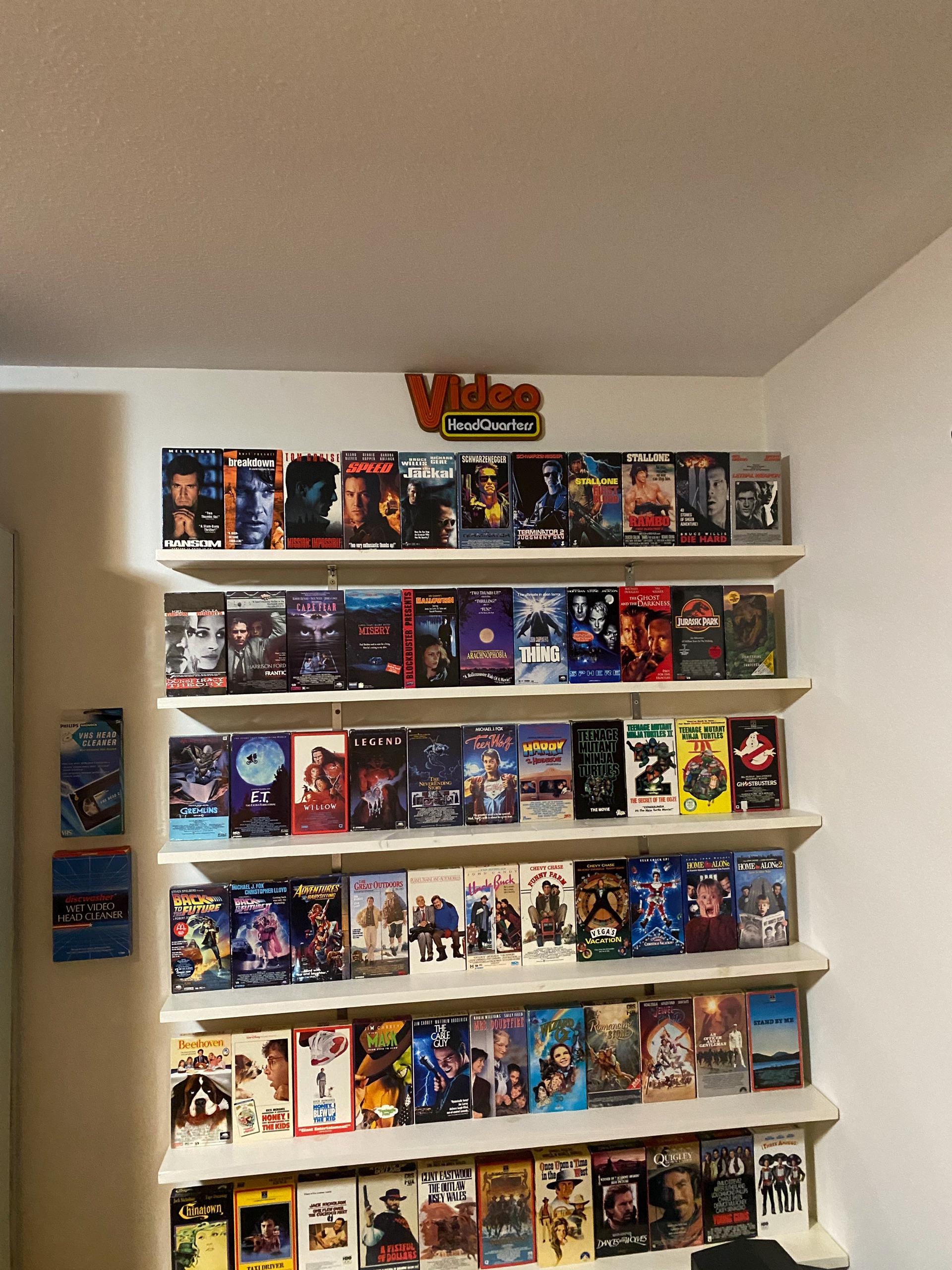 Video Headquarters Sign - Vintage Inspired Movie Room Decor, Retro Home Theater Accessory, Unique Filmmaker Gift