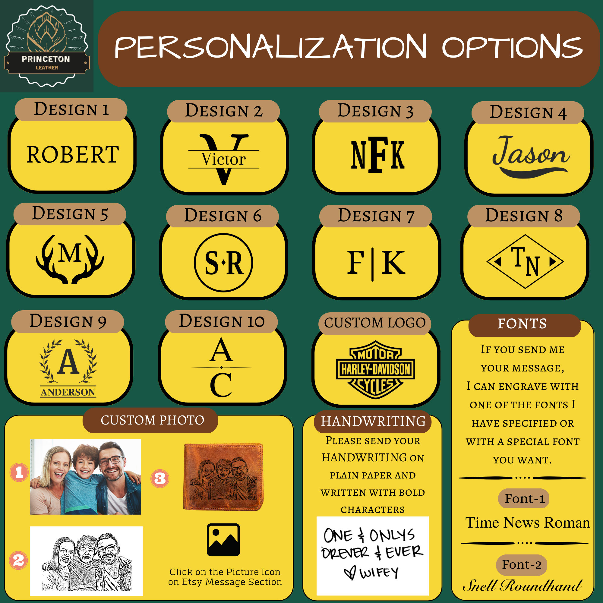 Football, Personalized Leather Wallet, Custom Leather Wallets, Football Players, Football Team Sport Fans, Him Dad Father Boy Christmas Gift