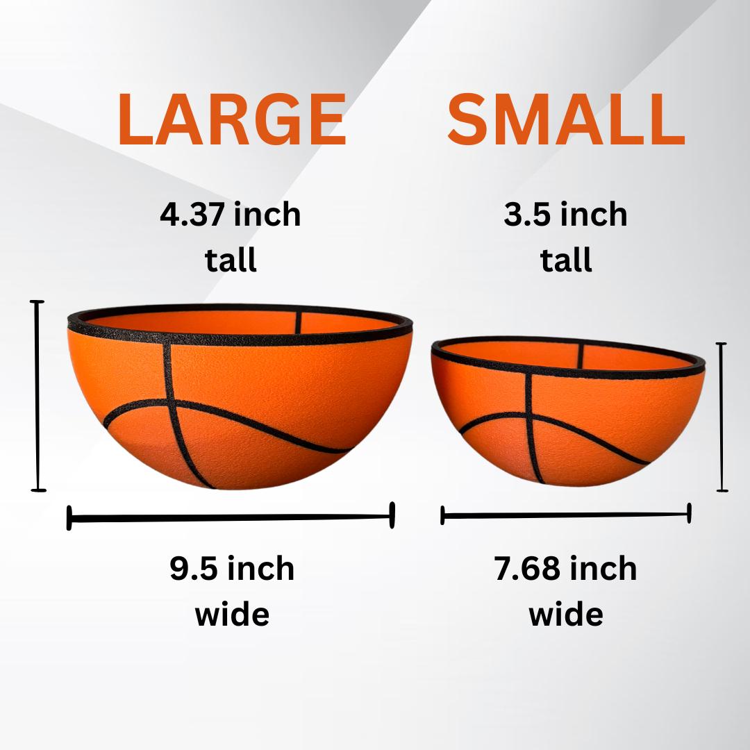 Basketball Snack Bowl: Customizable Sports Party Decor or Gift by Chronic Concepts