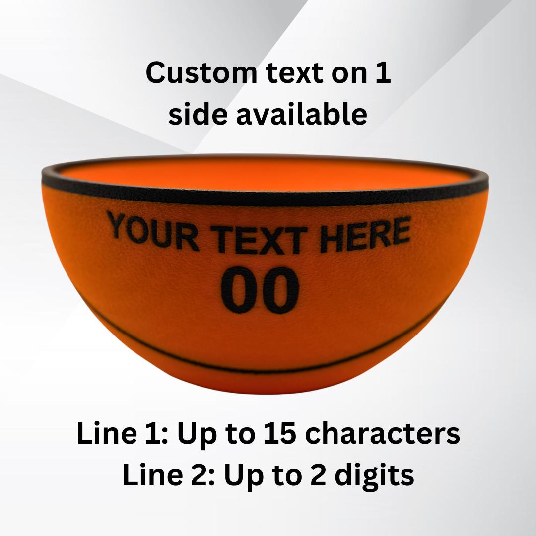 Basketball Snack Bowl: Customizable Sports Party Decor or Gift by Chronic Concepts