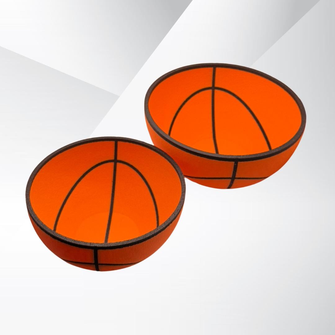 Basketball Snack Bowl: Customizable Sports Party Decor or Gift by Chronic Concepts