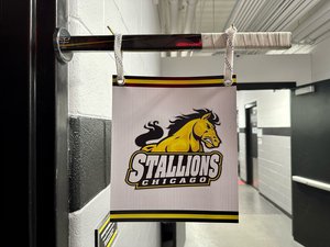 Magnetic Hockey Stick Banner for Locker Rooms