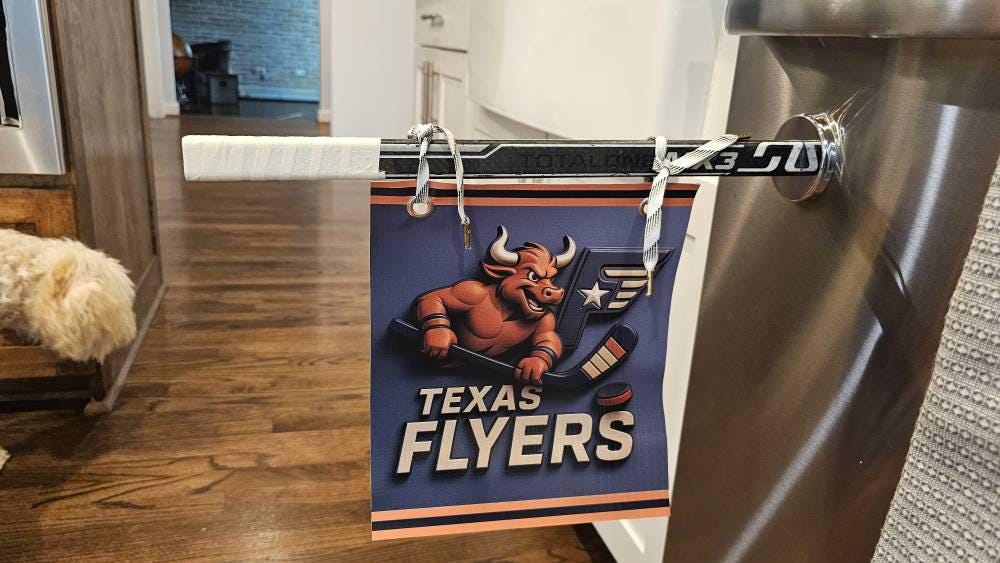 Magnetic Hockey Stick Banner for Locker Rooms