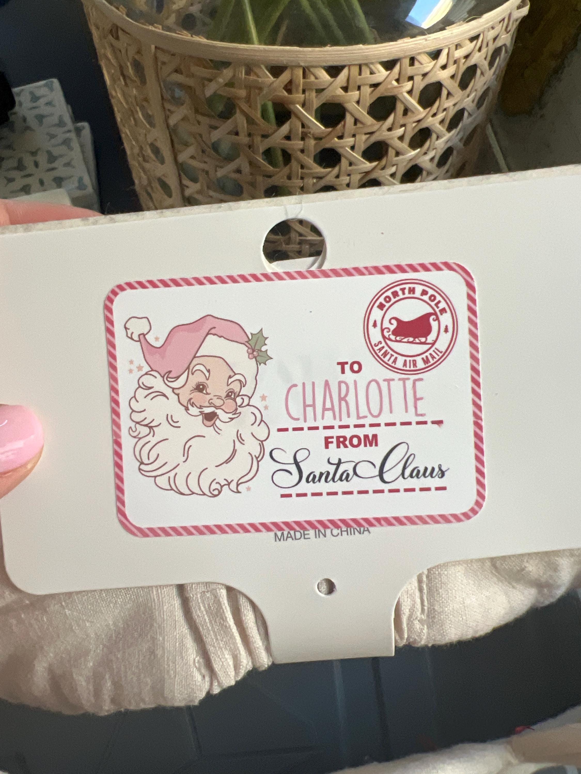 Santa Present Stickers | From Santa Stickers | Christmas Gift Stickers | Kids Christmas Stickers