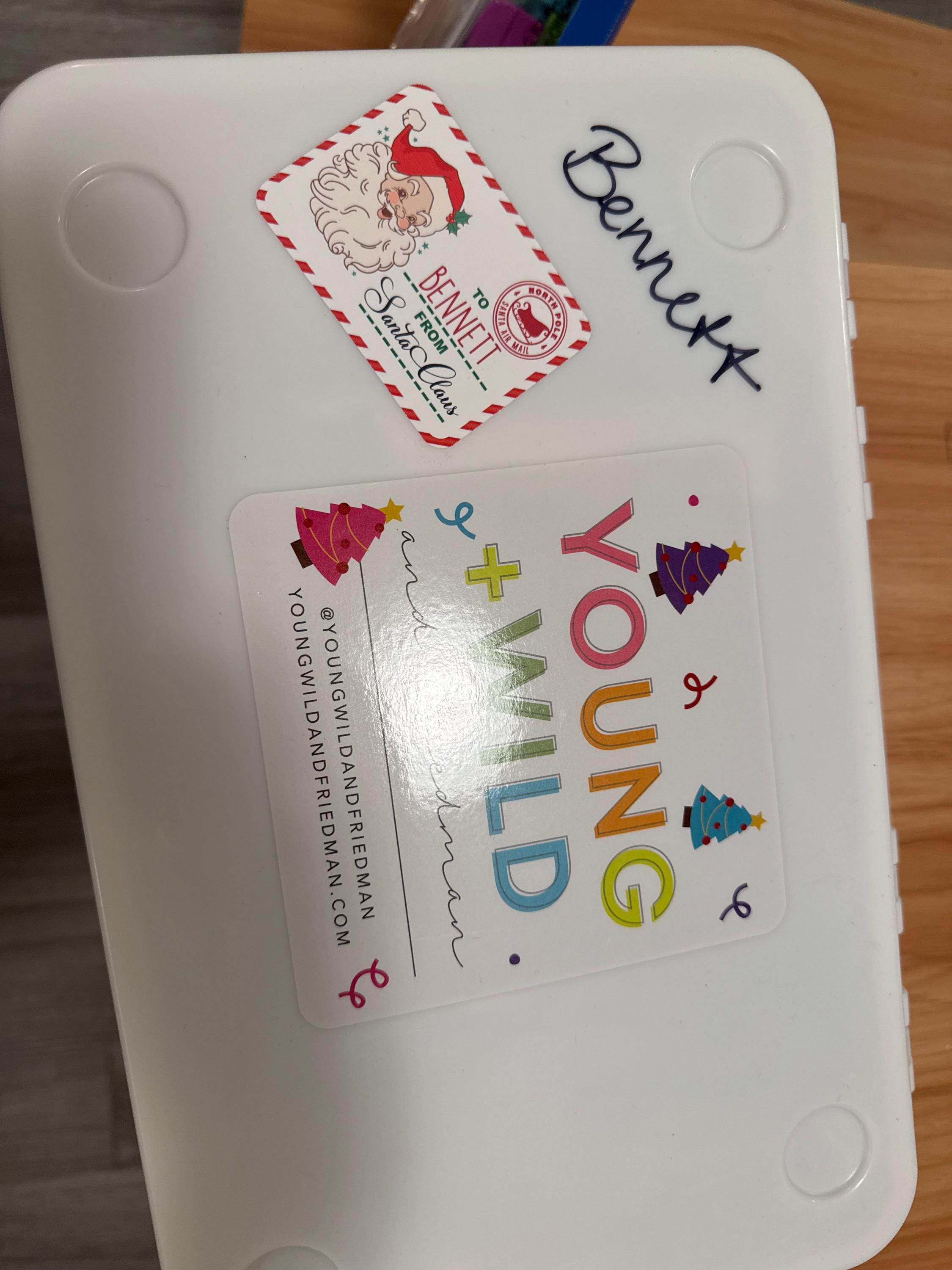 Santa Present Stickers | From Santa Stickers | Christmas Gift Stickers | Kids Christmas Stickers