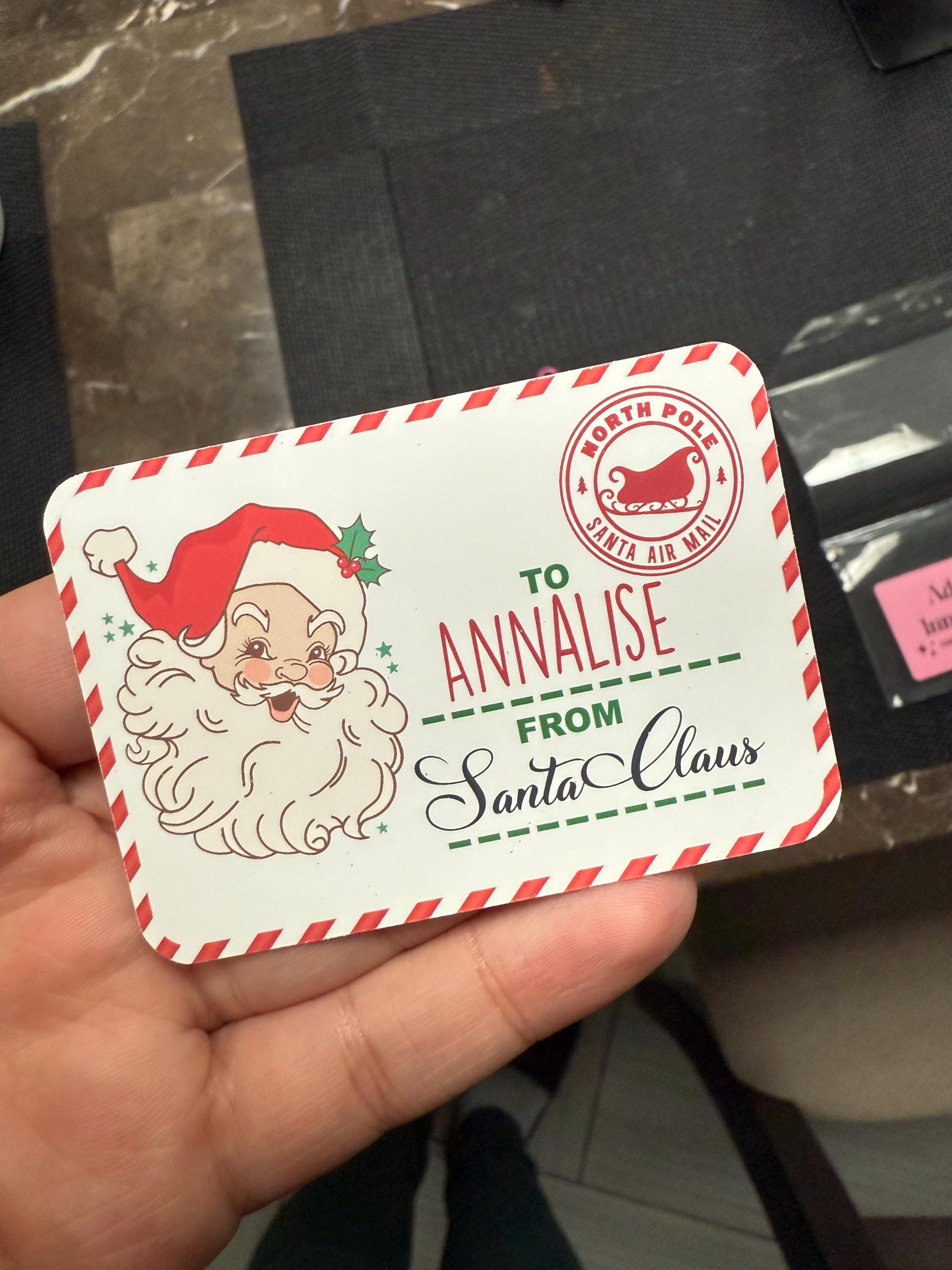 Santa Present Stickers | From Santa Stickers | Christmas Gift Stickers | Kids Christmas Stickers