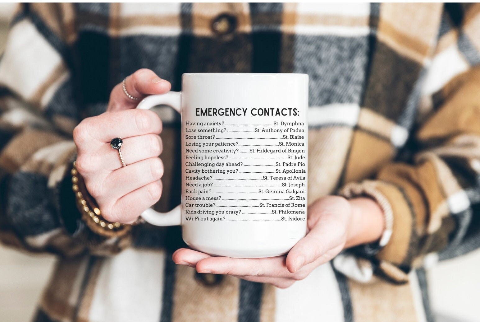 Catholic Mug All Saints Big Tea Mug Godmother Gift Mug Traditional Catholic Unique Catholic Gifts Confirmation Gifts For Girls Catholic