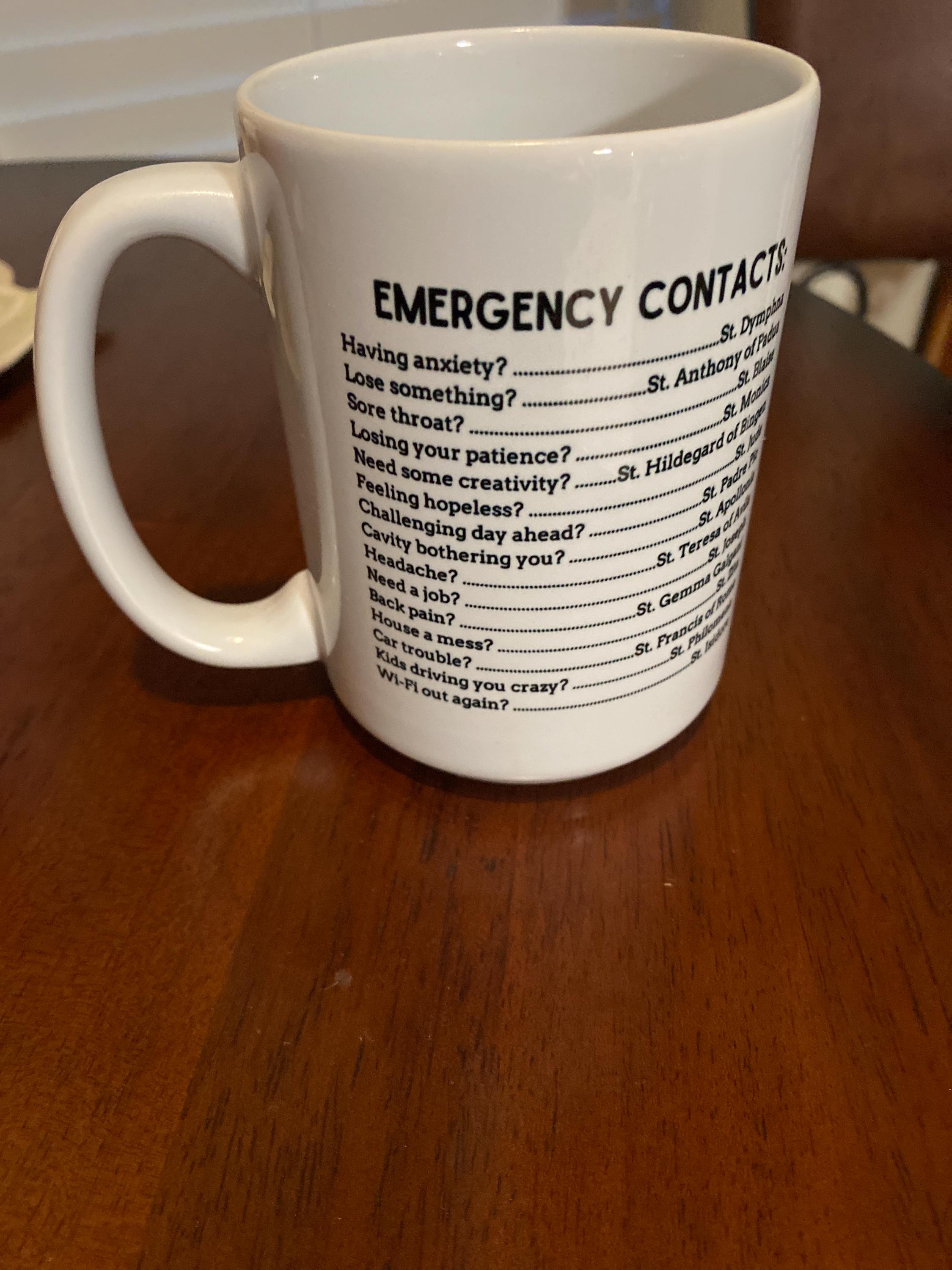 Catholic Mug All Saints Big Tea Mug Godmother Gift Mug Traditional Catholic Unique Catholic Gifts Confirmation Gifts For Girls Catholic