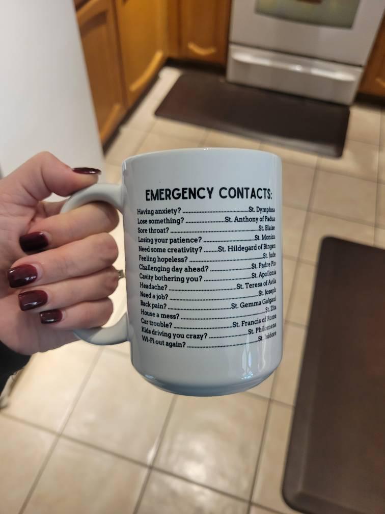 Catholic Mug All Saints Big Tea Mug Godmother Gift Mug Traditional Catholic Unique Catholic Gifts Confirmation Gifts For Girls Catholic